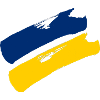 Lower Austria Flag - Brush Stripes