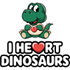 I Heart Dinosaurs T-Shirt