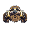 "Bierschiss Aktivist" - Faultier Bier