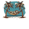 Sloth Hammock, Beach, Chill