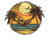 Sloth Hammock, Beach, Chill