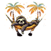 Sloth Hammock, Beach, Chill