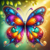 Schmetterling-bunt