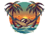 Sloth Hammock, Beach, Chill
