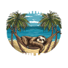 "Finally Pensioner" Chilling Sloth