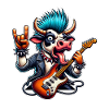 Kuh Rock and Roll Guitarist