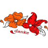 Salutation florale Merci
