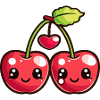 Cherries Couple Love Heart Comic