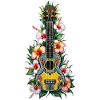 Ukulele with Hibiscus AI