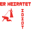 Er heiratet, JGA, Poltern