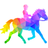 Ponyreiten Junge