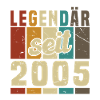 Legend since 2005 Birthday Gift