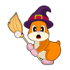 Hamster Halloween Baseball