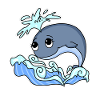 Whale Animal Ocean Graphic