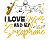 Saxophones Jésus Foi Chrétien I