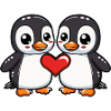 Penguin Couple Valentine's Day