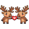 Moose Couple Valentine's Day