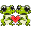 Frog Couple Valentine's Day