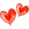 Coeur Aquarelle Amour