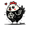 Funny Anarchy Chicken