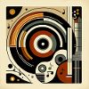 Retro Music Vibes – Abstract Harmony
