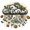 Rain of money ☁️💸💸