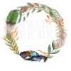 Team bridle wreath boho flowers