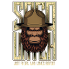 Femmes Bigfoot Dad Sasquatch