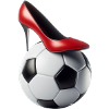 Red pumps and soccer 👠⚽️ ball