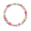 Flower wreath, personalizable