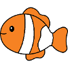 Tropischer Clownfisch