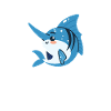 Schwertfisch in Bewegung