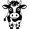 Vache heureuse