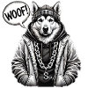Wolfhound Streetwear Pullover Hoodie