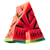 A piece of watermelon