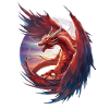 Cool Red Dragon