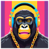 gorilla, primate, monkey