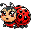 Ladybug cartoon animal