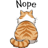 Non : Chat impertinent