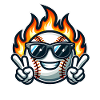 Baseball Flames