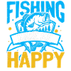 Fishing Makes Me Happy