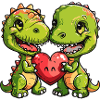 Worm Couple Valentine's Day