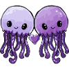 Jellyfish Couple Valentine's Day