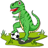 Dinosaur Rex Football