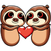 Sloth Couple Valentine's Day