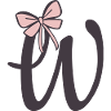 Initial letter W bow