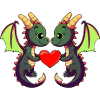 Couple Dragon Saint-Valentin
