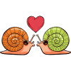Snail Couple Valentine's Day