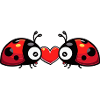 Ladybug Couple Valentine's Day