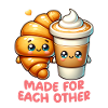 Cappuccino et croissants